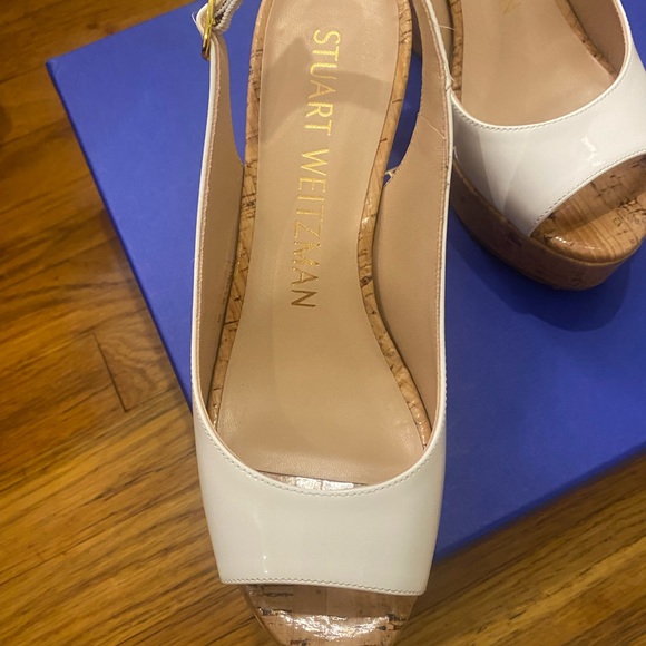 Stuart weitzman white Riviera wedges - Picture 5 of 6